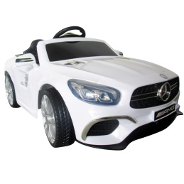 R-Sport Elektroauto für Kinder Mercedes SL63 Weiß