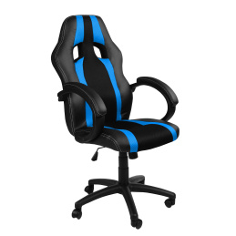 Aga Spielstuhl,Bürostuhl,Drehbarer Spielstuhl, Computer Stuhl Chefsessel MR2060 Schwarz - Blau