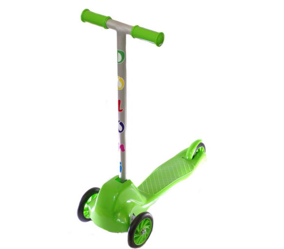 Doloni Kinder-Roller mit drei Rädern Grün