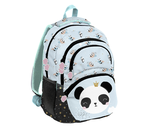 Paso School Dreikammer-Rucksack Pandabär