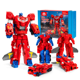 Aga4Kids Spielzeug Transformers Set 2 in 1 Rot