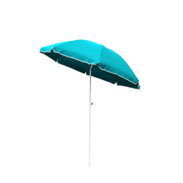 Linder Exclusiv Sonnenschirm, Gartenschirm,mit Einfacher Mechanismus zum Öffen und Schließen des Sonnenschirm, MC180P Ø 180 cm,Petrol