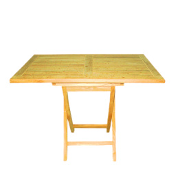 Linder Exclusiv Gartentisch aus Teakholz,Klappbarer T14C 110x70x75 cm